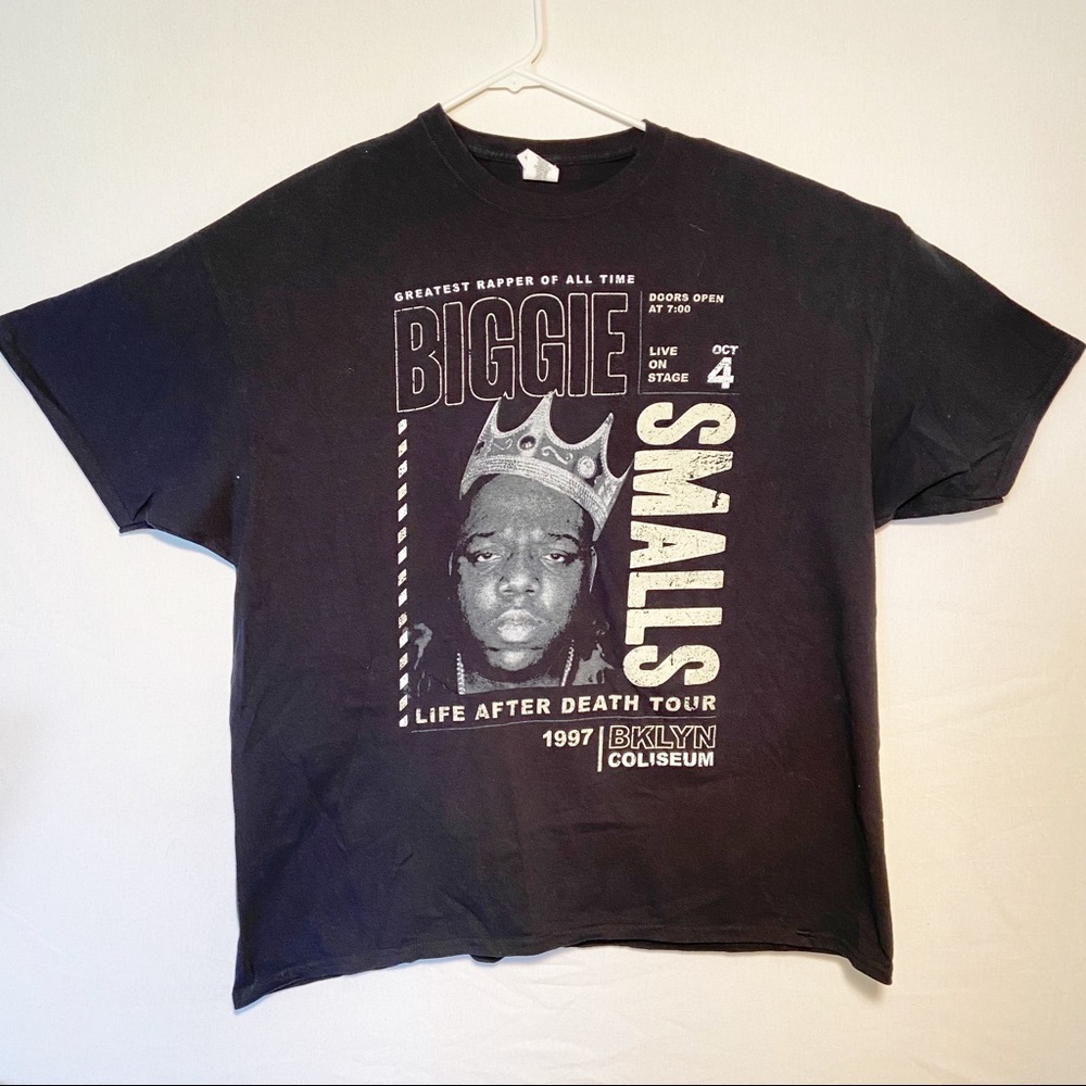 The Notorious B.I.G. Biggie Smalls‎ Mens T-Shirt Life After Death 1997 Concert